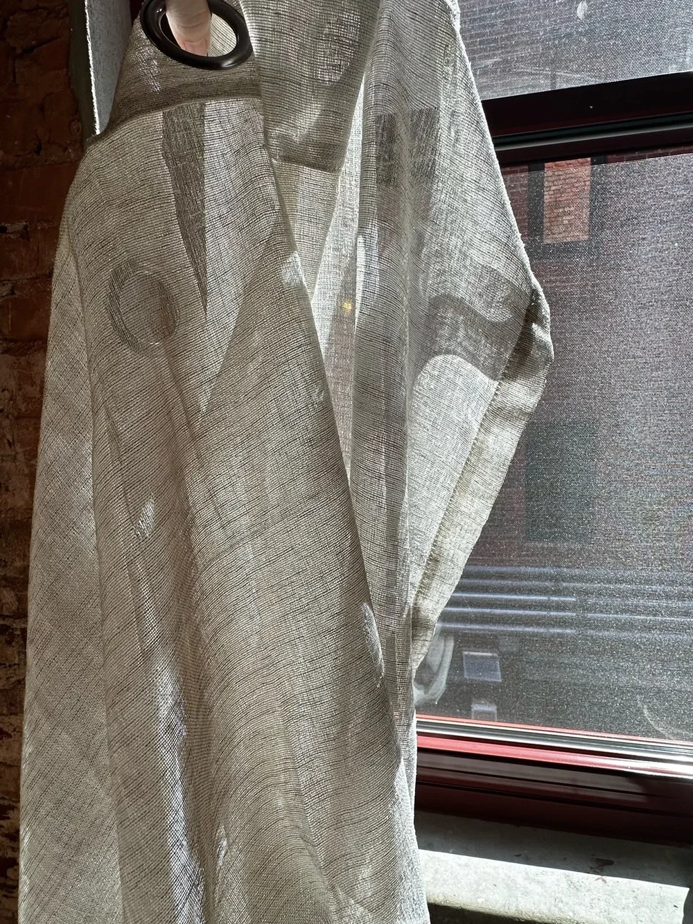 N/A sheer transparent modern